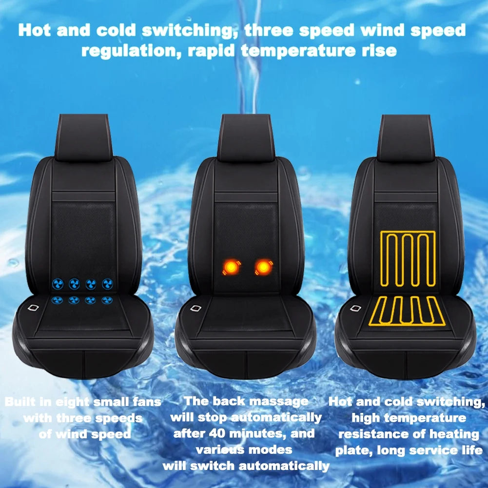 3-in-1 Heating / Cooling / Massaging Van & Car Seat Cushion on 12V