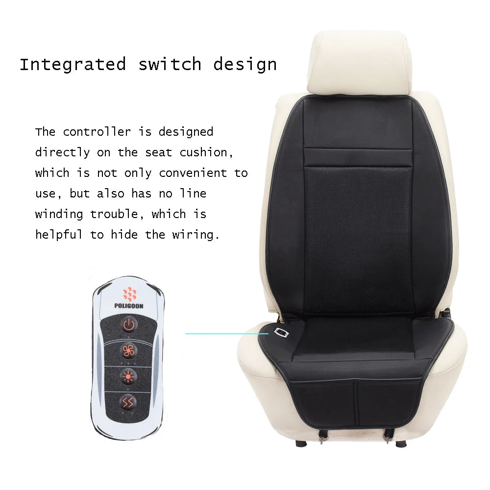 3-in-1 Heating / Cooling / Massaging Van & Car Seat Cushion on 12V