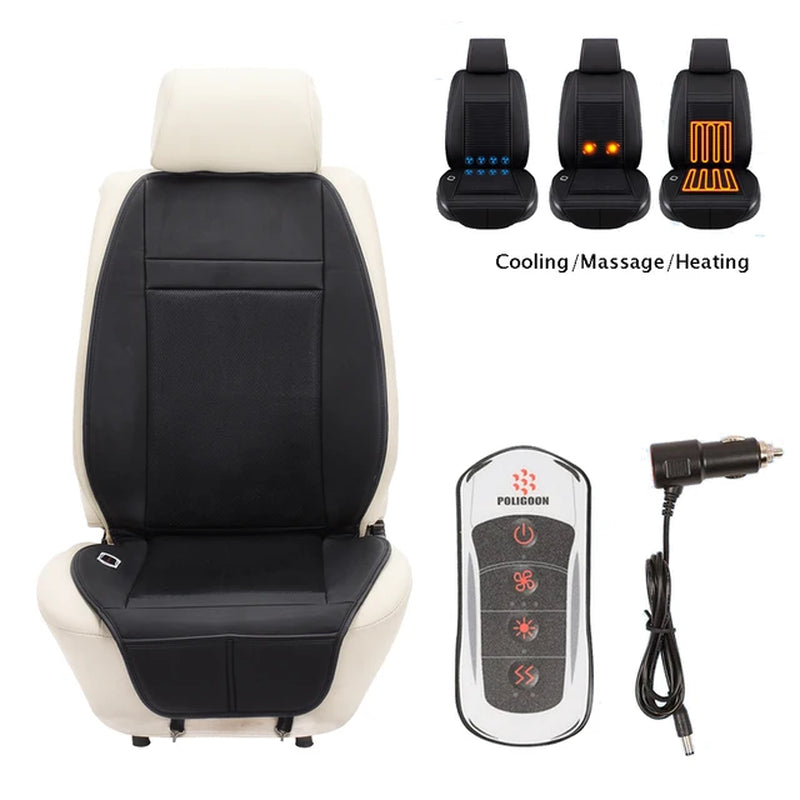 3-in-1 Heating / Cooling / Massaging Van & Car Seat Cushion on 12V